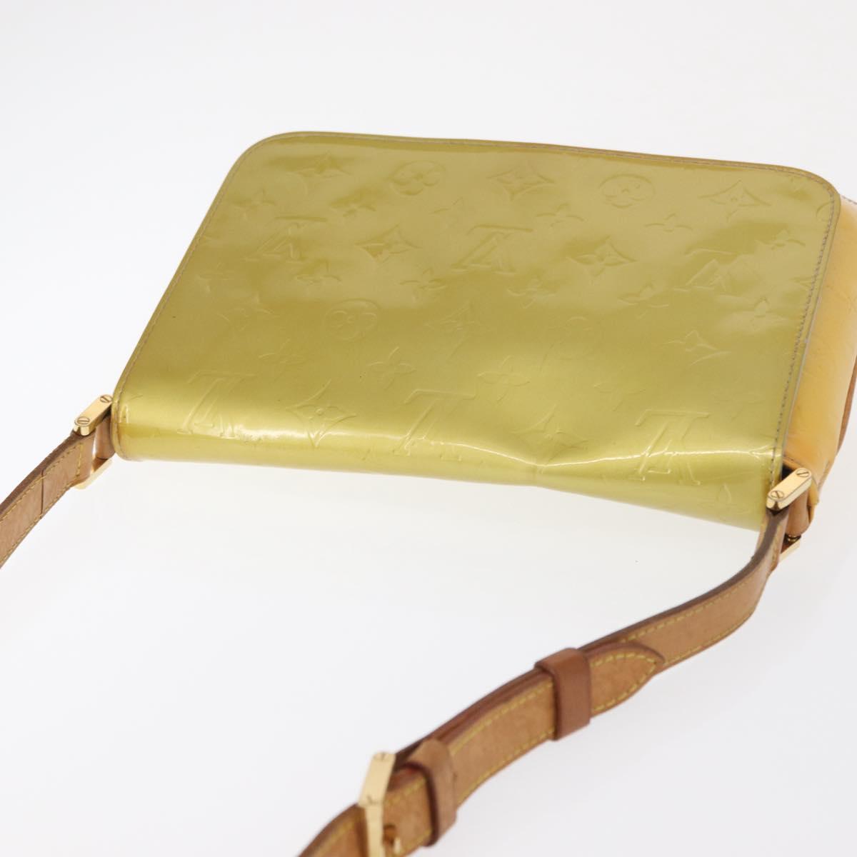 LOUIS VUITTON Monogram Vernis Thompson Street Bag Gris M91008 LV Auth BA9603