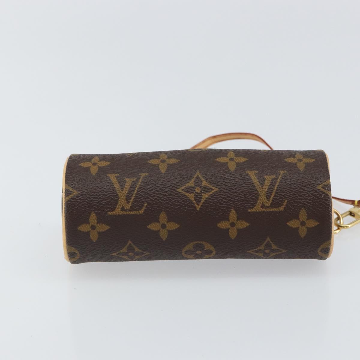 LOUIS VUITTON Monogram Papillon Pouch LV Auth BA9606