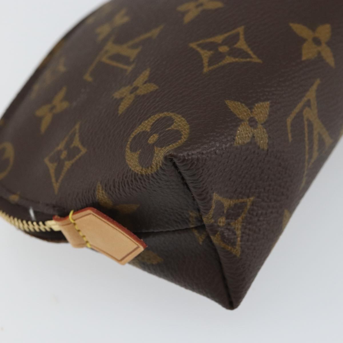 LOUIS VUITTON Monogram Pochette Cosmetic PM Pouch M43998 LV Auth BA9613