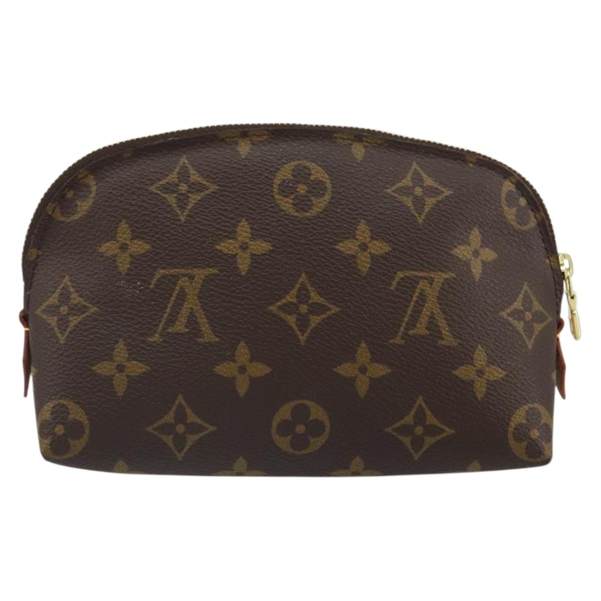 LOUIS VUITTON Monogram Pochette Cosmetic PM Pouch M43998 LV Auth BA9613