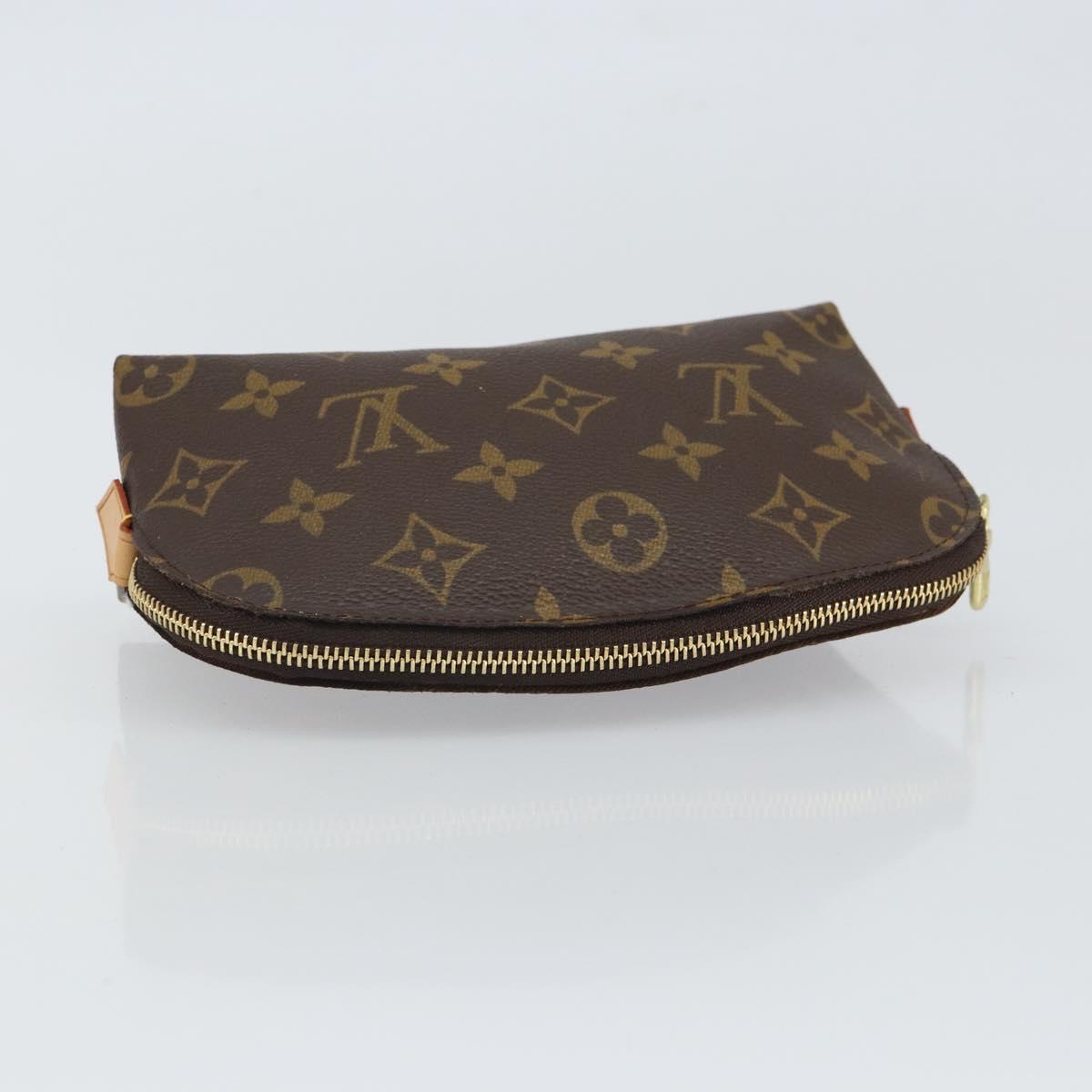 LOUIS VUITTON Monogram Pochette Cosmetic PM Pouch M43998 LV Auth BA9613