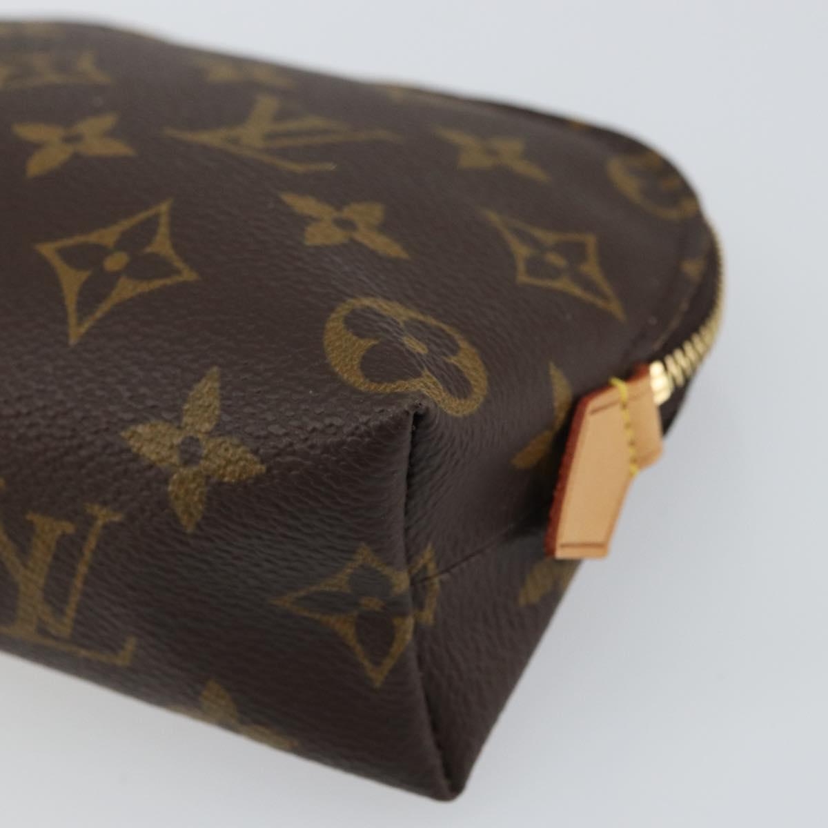 LOUIS VUITTON Monogram Pochette Cosmetic PM Pouch M43998 LV Auth BA9613