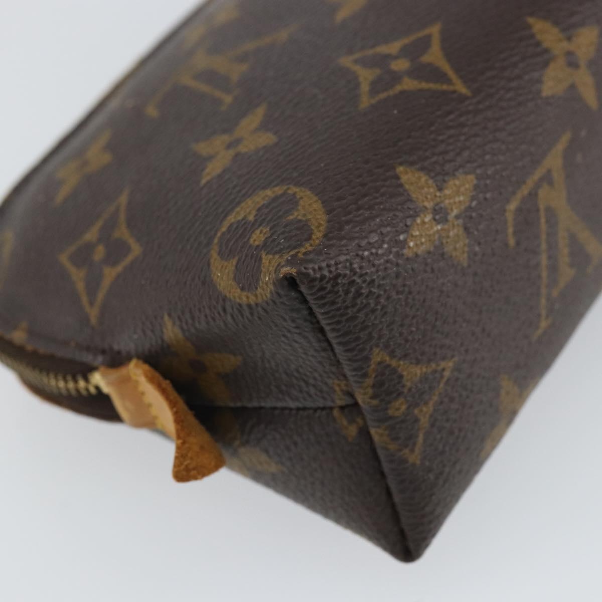 LOUIS VUITTON Monogram Pochette Cosmetic PM Pouch M43998 LV Auth BA9614