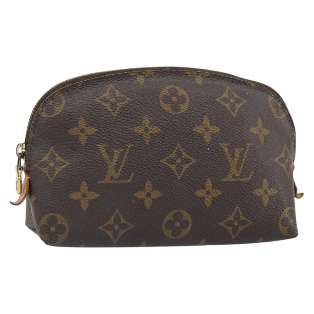 LOUIS VUITTON Monogram Pochette Cosmetic PM Pouch M43998 LV Auth BA9614
