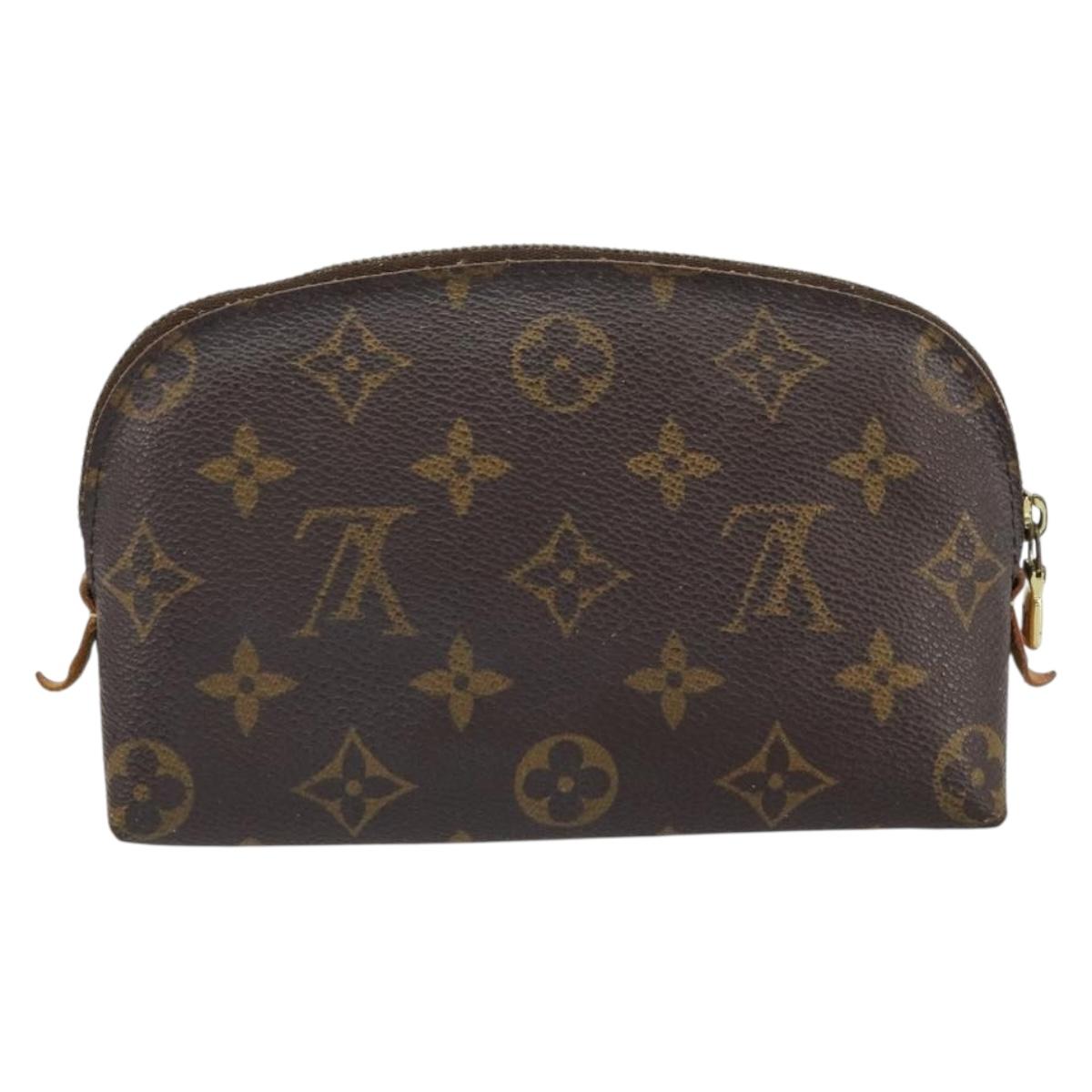 LOUIS VUITTON Monogram Pochette Cosmetic PM Pouch M43998 LV Auth BA9614