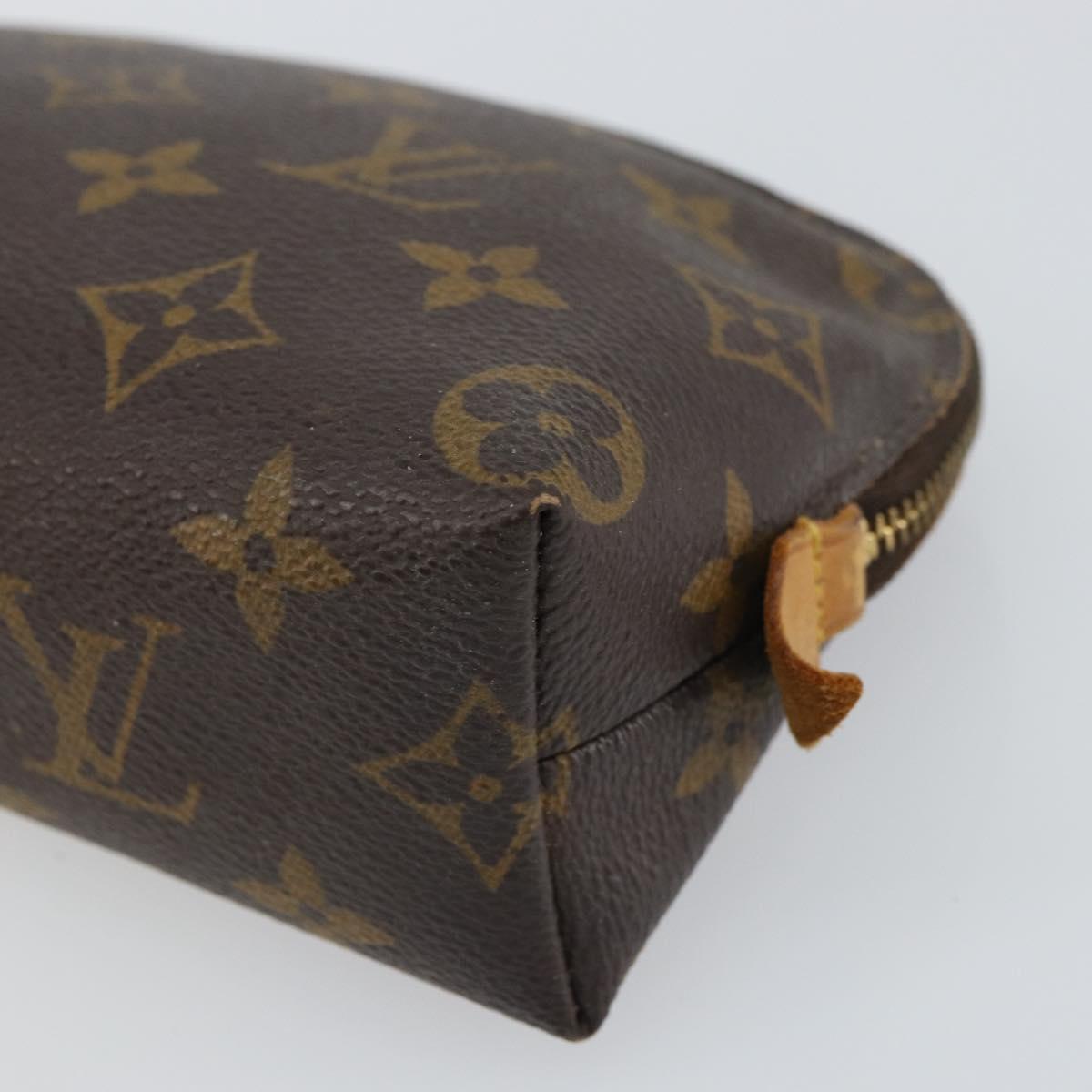 LOUIS VUITTON Monogram Pochette Cosmetic PM Pouch M43998 LV Auth BA9614