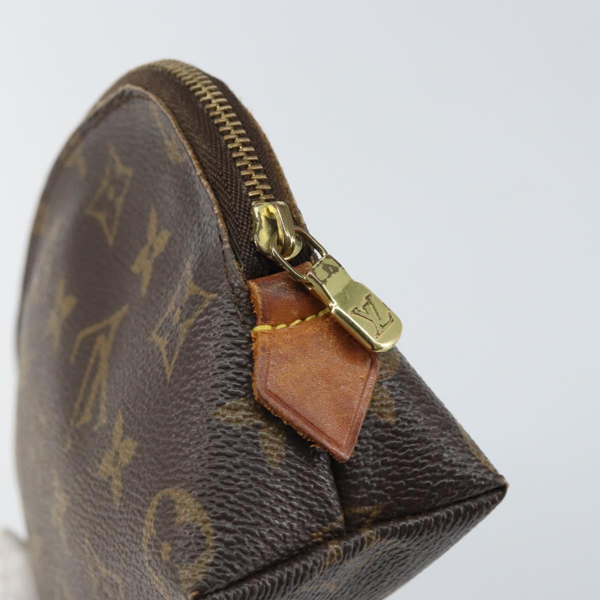 LOUIS VUITTON Monogram Pochette Cosmetic PM Pouch M43998 LV Auth BA9615