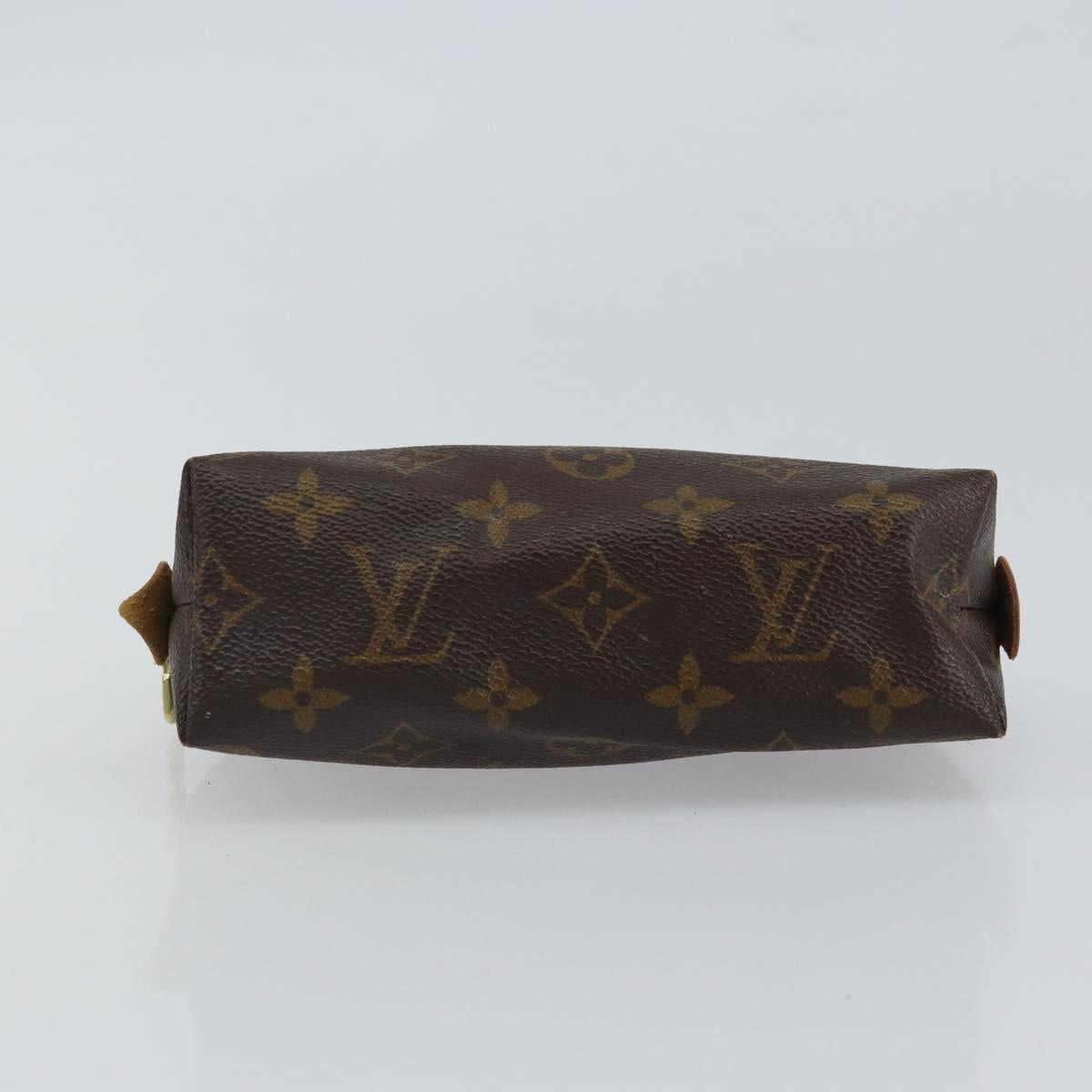LOUIS VUITTON Monogram Pochette Cosmetic PM Pouch M43998 LV Auth BA9618