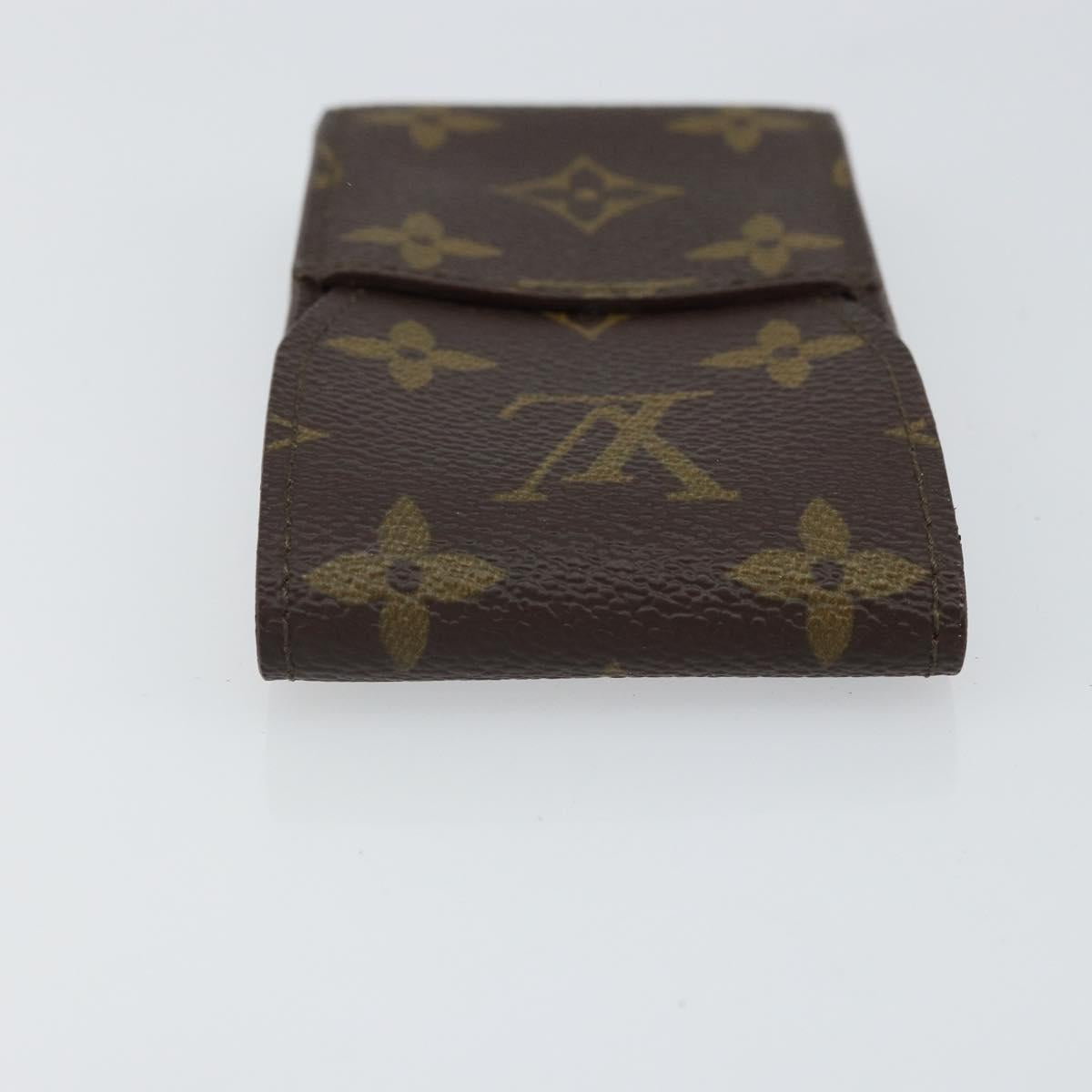 LOUIS VUITTON Monogram Etui Cigarette Case M63024 LV Auth BA9625