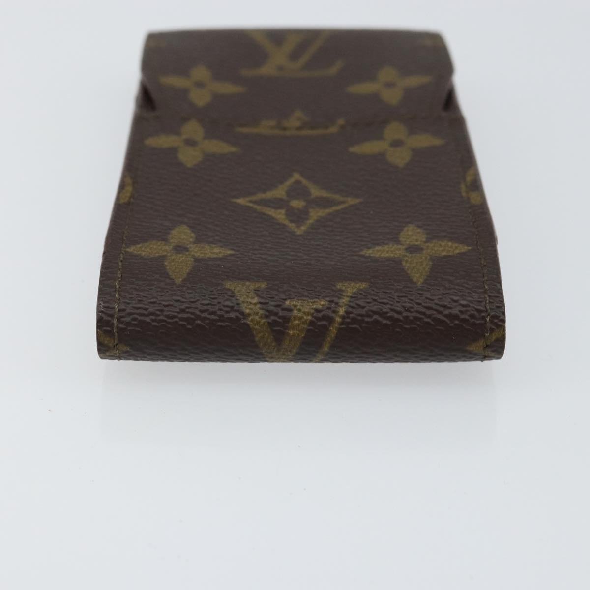 LOUIS VUITTON Monogram Etui Cigarette Case M63024 LV Auth BA9625