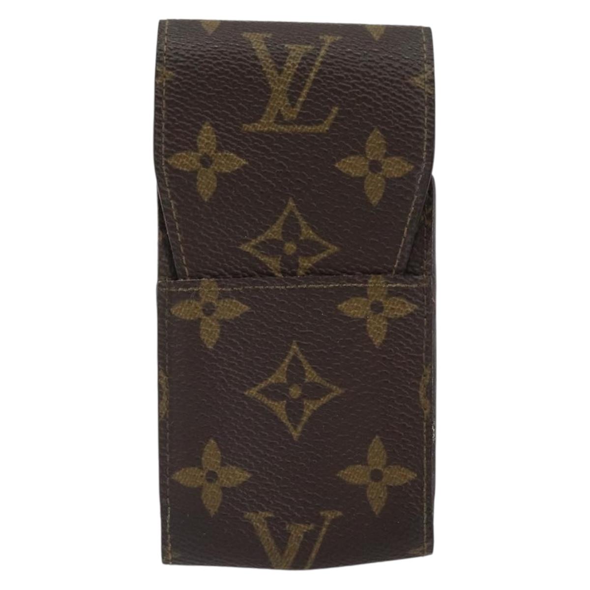 LOUIS VUITTON Monogram Etui Cigarette Case M63024 LV Auth BA9626