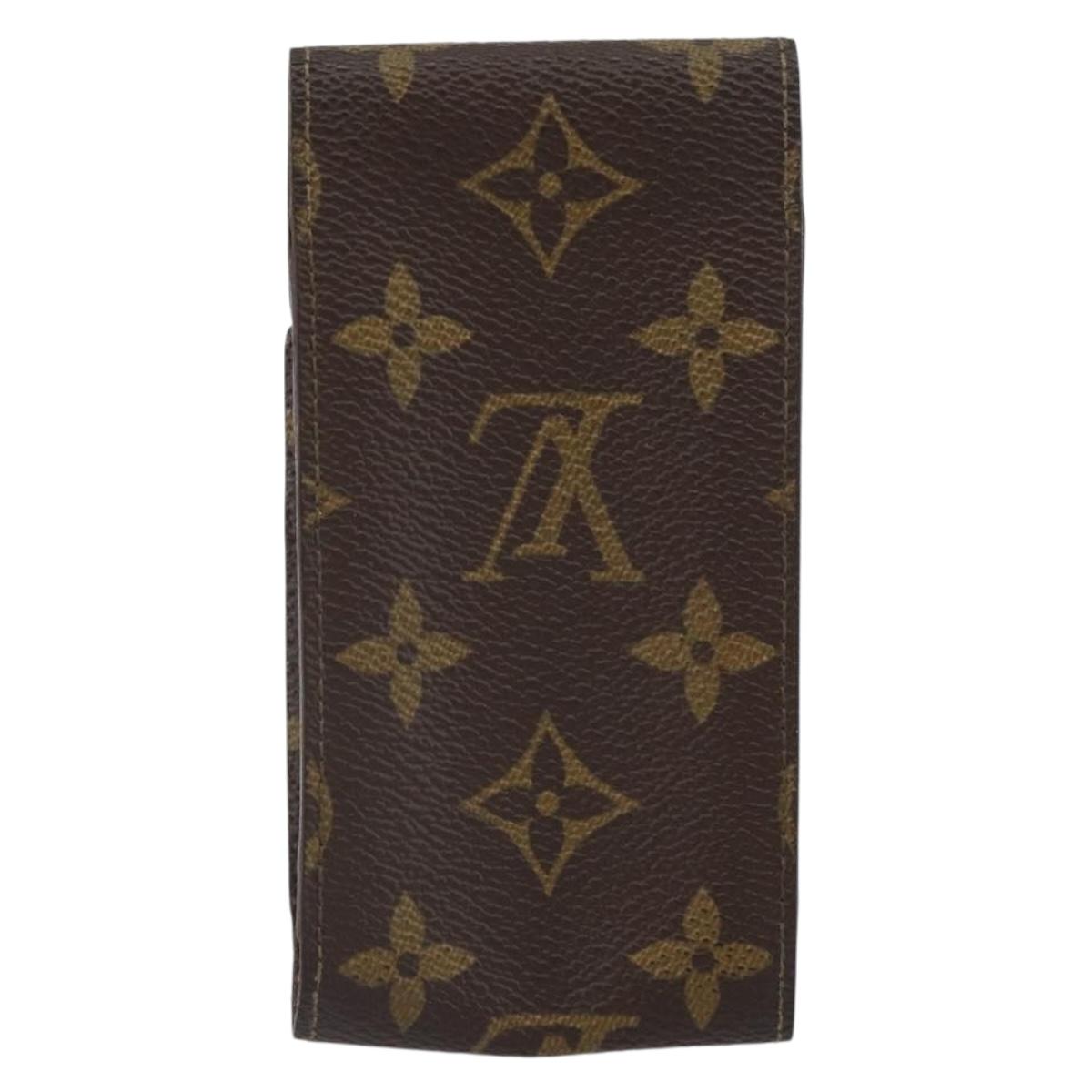 LOUIS VUITTON Monogram Etui Cigarette Case M63024 LV Auth BA9626