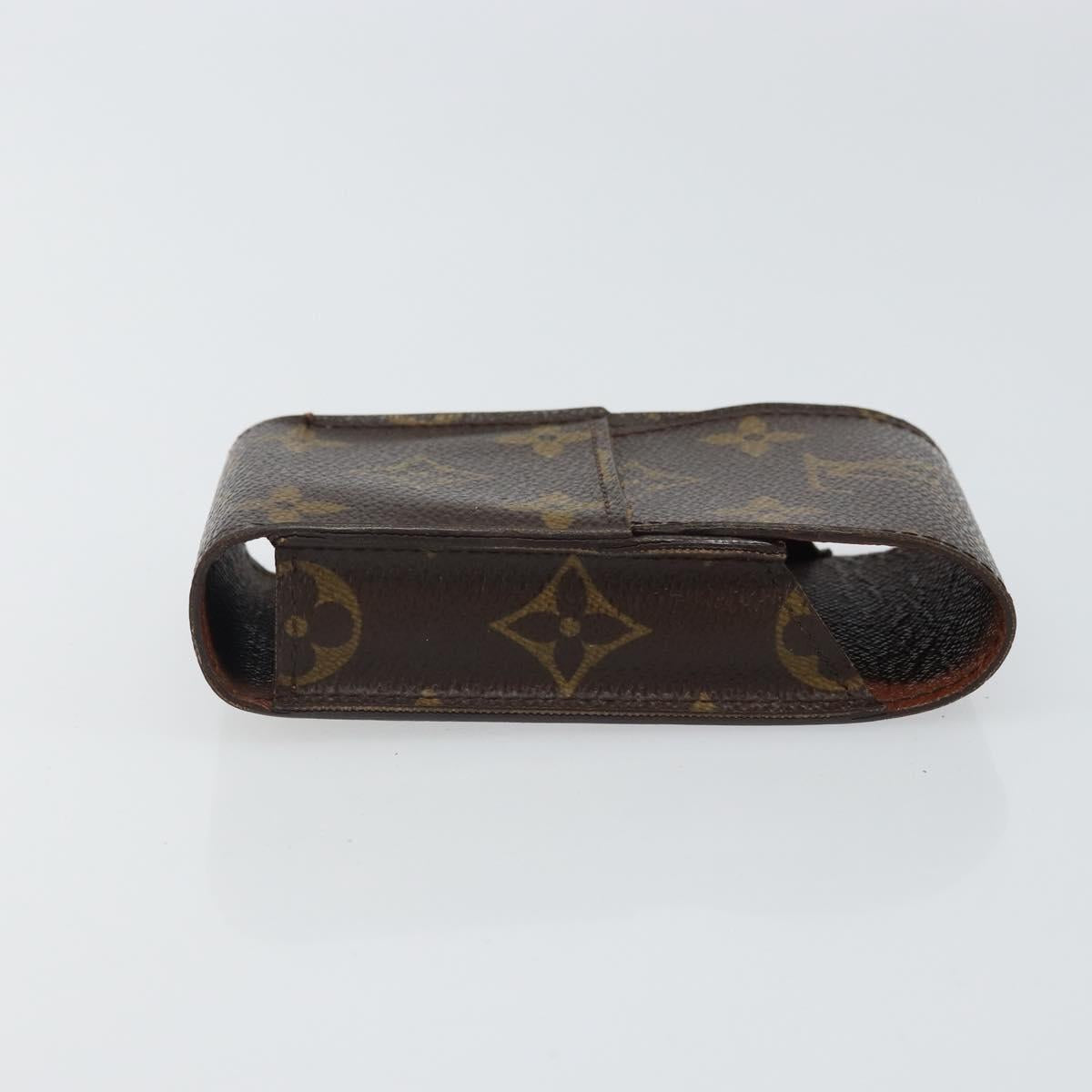 LOUIS VUITTON Monogram Etui Cigarette Case M63024 LV Auth BA9628