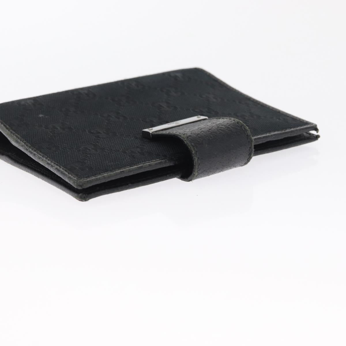 BVLGARI Gucci Louis Vuitton GG Canvas Wallet Leather 3 Set Black Auth BA9633