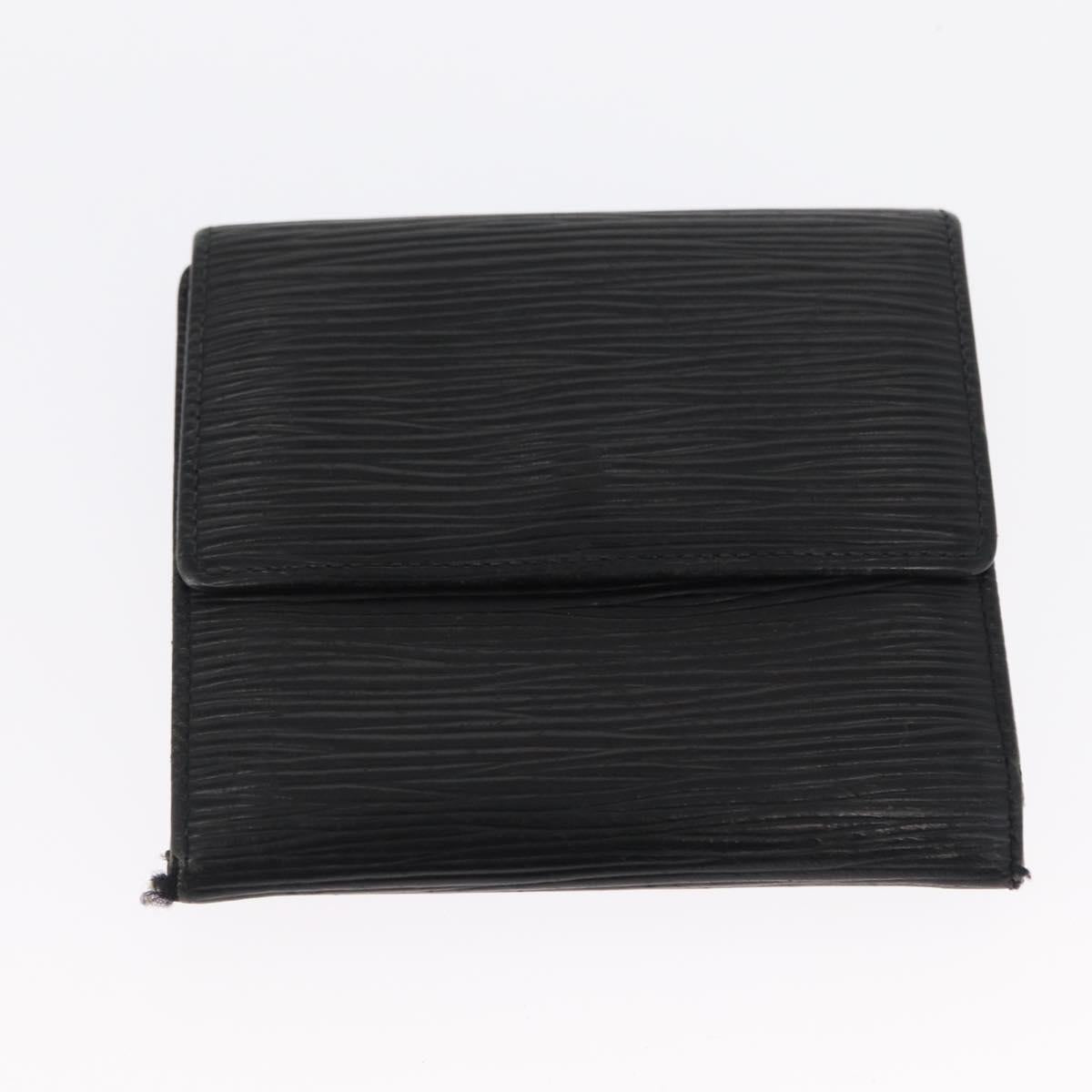 BVLGARI Gucci Louis Vuitton GG Canvas Wallet Leather 3 Set Black Auth BA9633