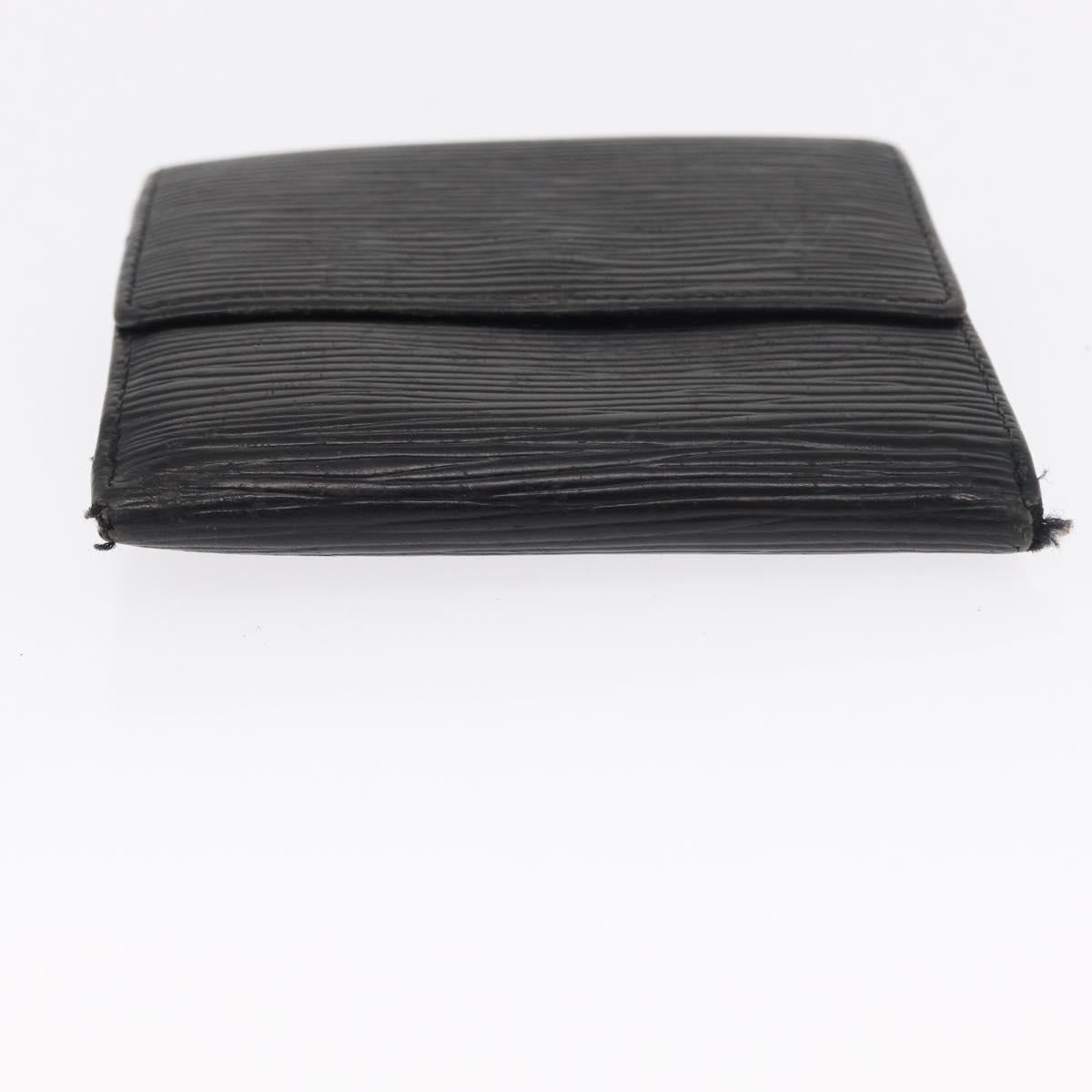 BVLGARI Gucci Louis Vuitton GG Canvas Wallet Leather 3 Set Black Auth BA9633