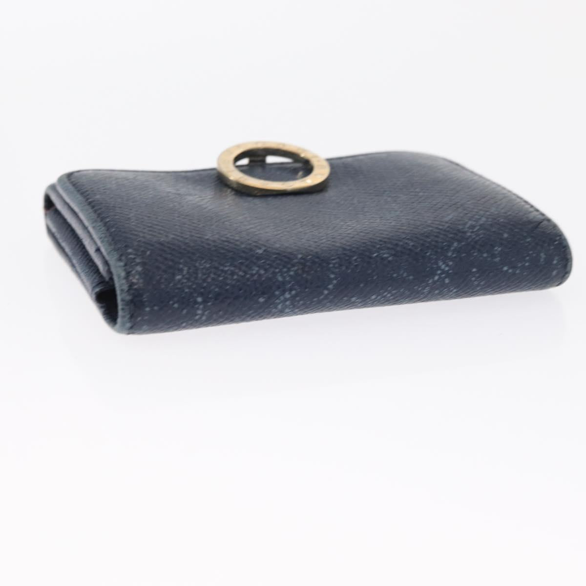 BVLGARI Gucci Louis Vuitton GG Canvas Wallet Leather 3 Set Black Auth BA9633