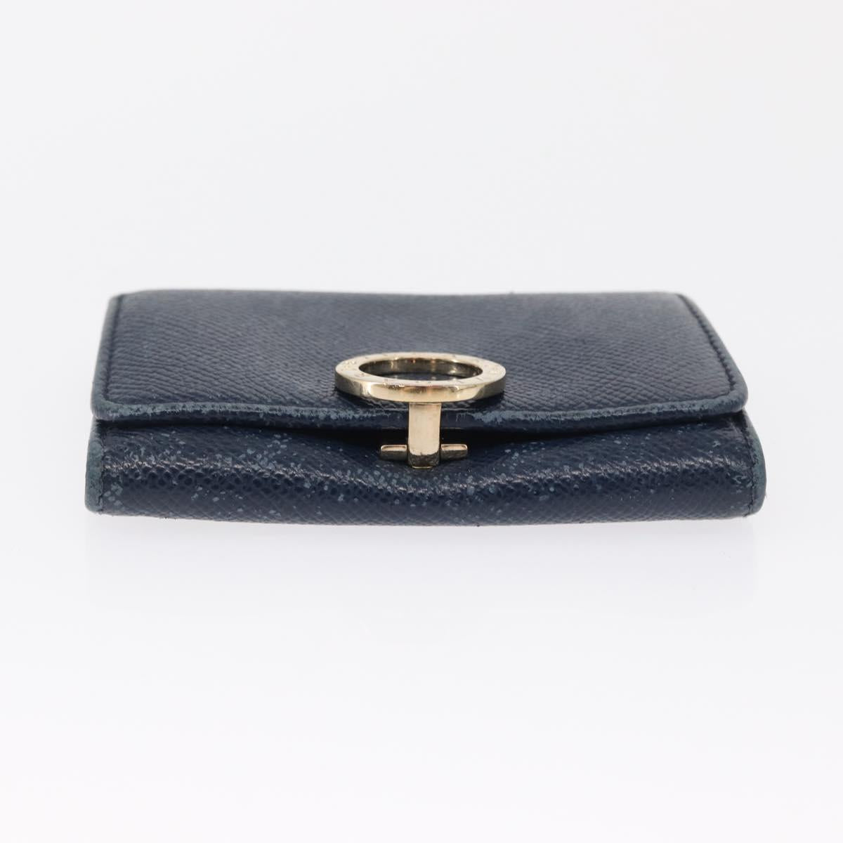 BVLGARI Gucci Louis Vuitton GG Canvas Wallet Leather 3 Set Black Auth BA9633