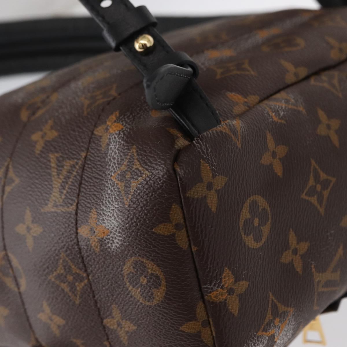 LOUIS VUITTON Monogram Palm Springs PM Backpack M44871 LV Auth BA9660