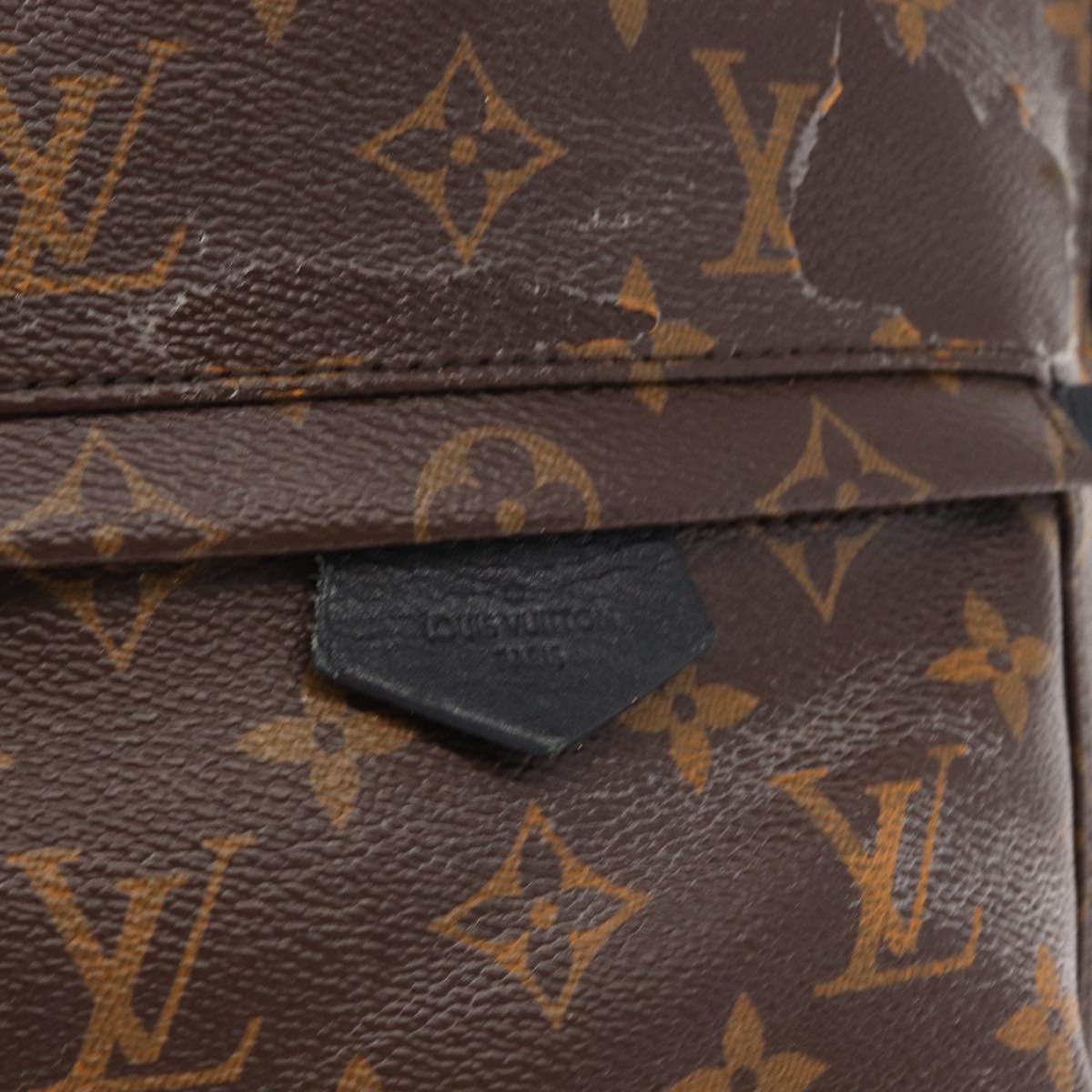 LOUIS VUITTON Monogram Palm Springs PM Backpack M44871 LV Auth BA9660
