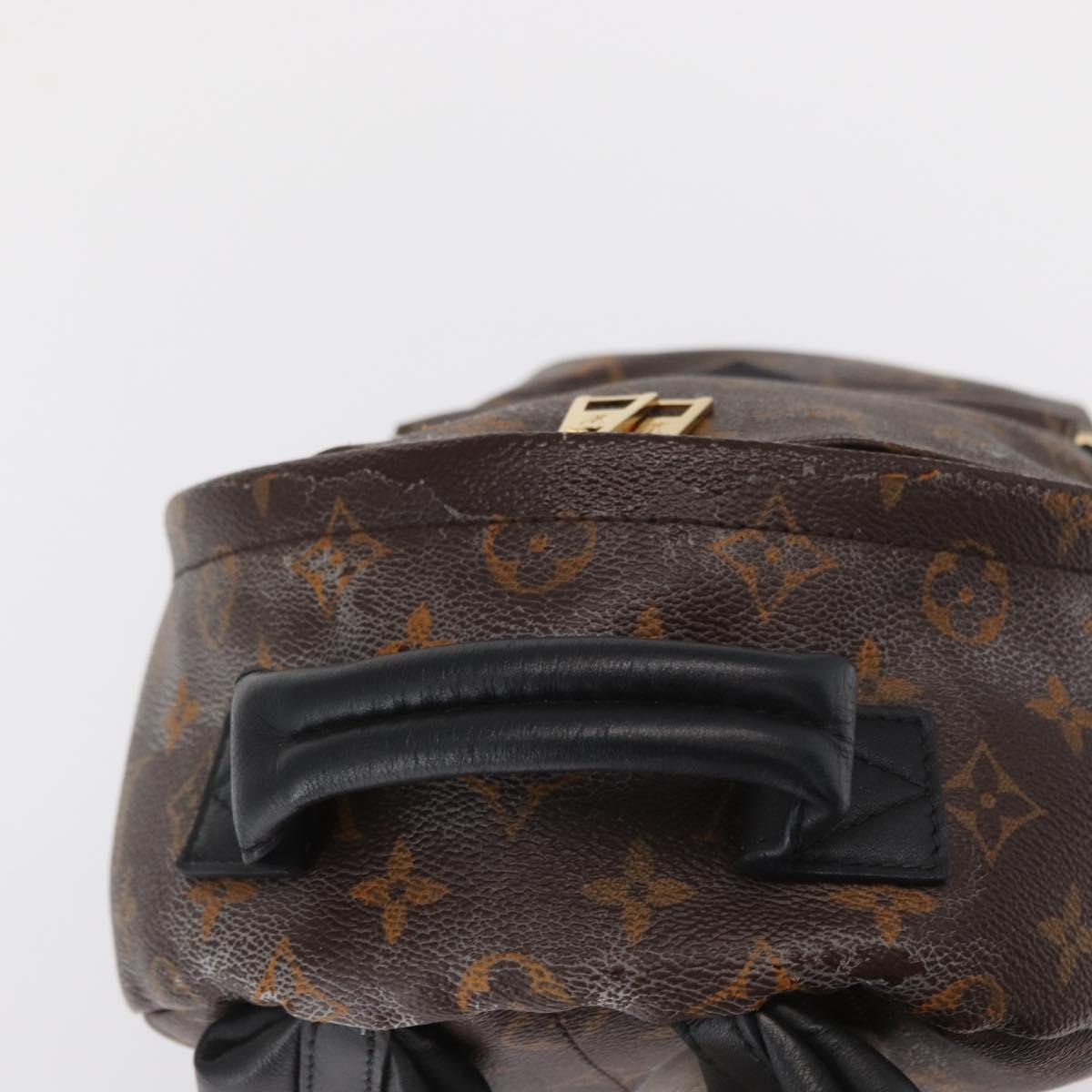 LOUIS VUITTON Monogram Palm Springs PM Backpack M44871 LV Auth BA9660