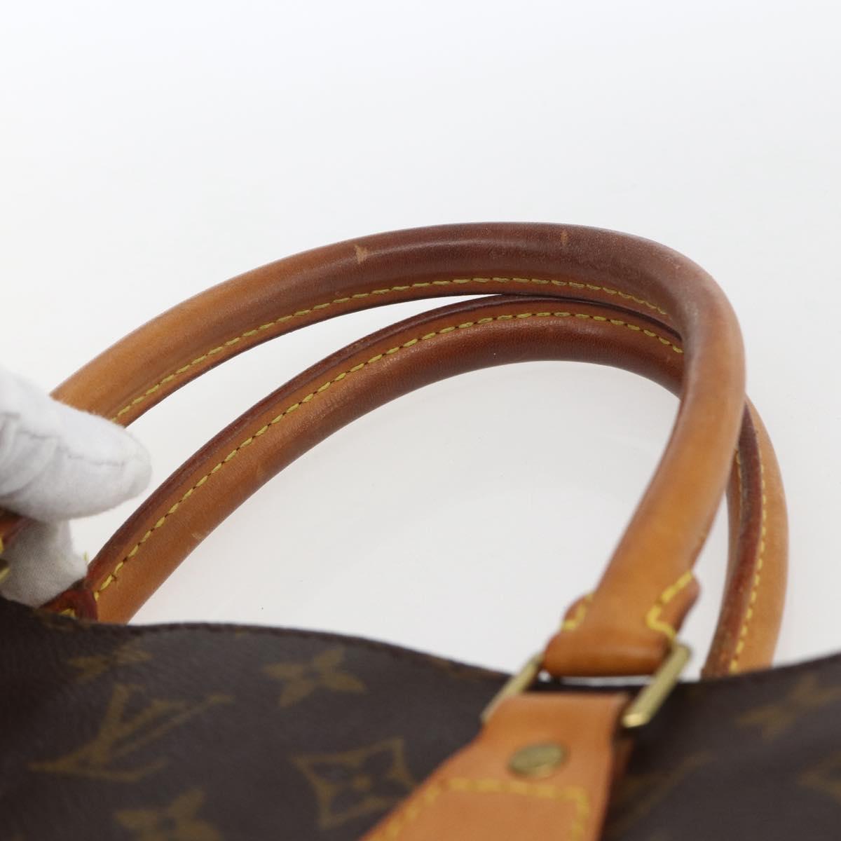 LOUIS VUITTON Monogram Sac Plat Hand Bag M51140 LV Auth BA9661