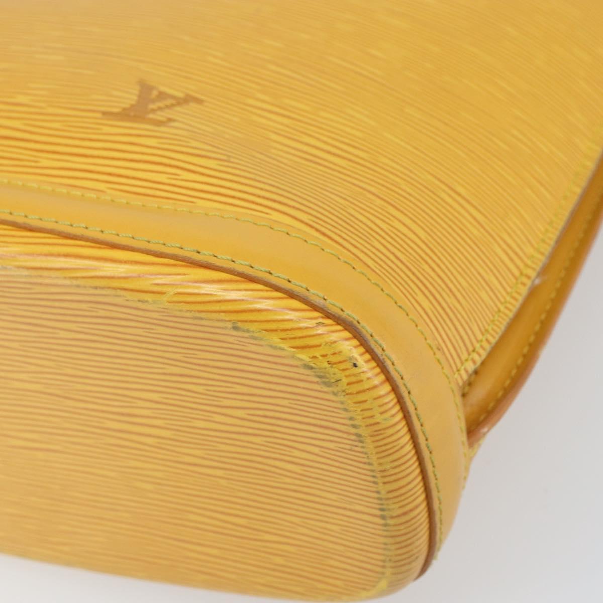 LOUIS VUITTON Epi Lussac Shoulder Bag Yellow M52289 LV Auth BA9665