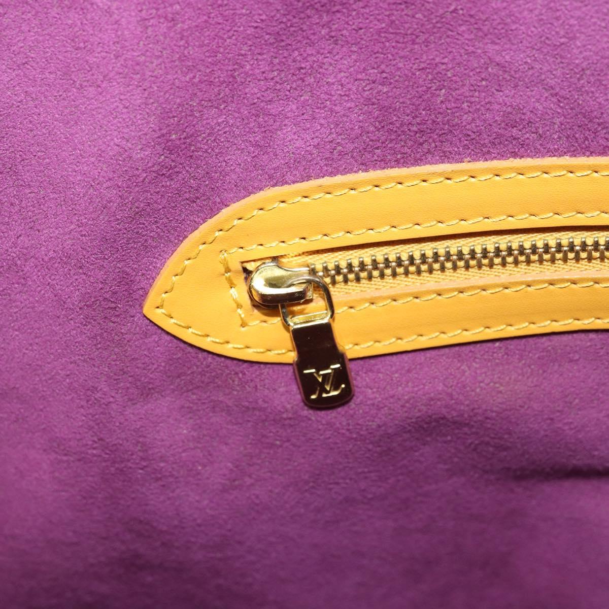 LOUIS VUITTON Epi Lussac Shoulder Bag Yellow M52289 LV Auth BA9665