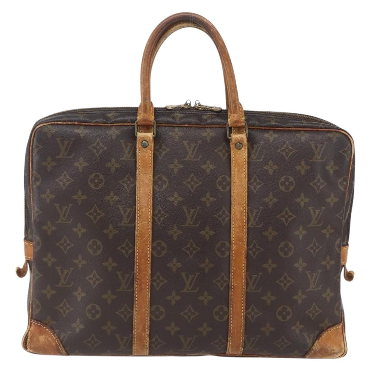 LOUIS VUITTON Monogram Porte Documents Voyage Business Bag M53361 LV Auth BA9667
