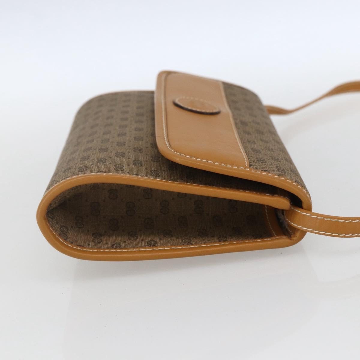 GUCCI Micro GG Supreme Shoulder Bag PVC Beige Gold 004 89 1041 Auth BA9682