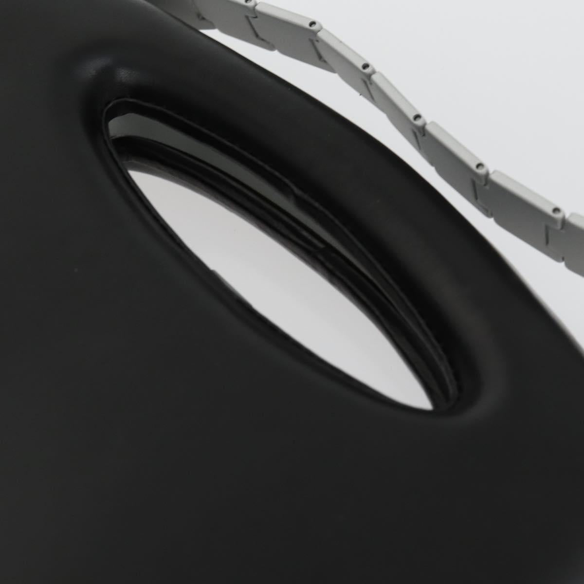 CHANEL Hip Bag Shoulder Bag Leather 2way Black CC Auth BA9692