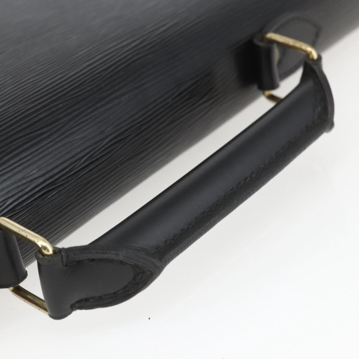 LOUIS VUITTON Epi Serviette Conseiller Business Bag Black M54422 LV Auth BA9693