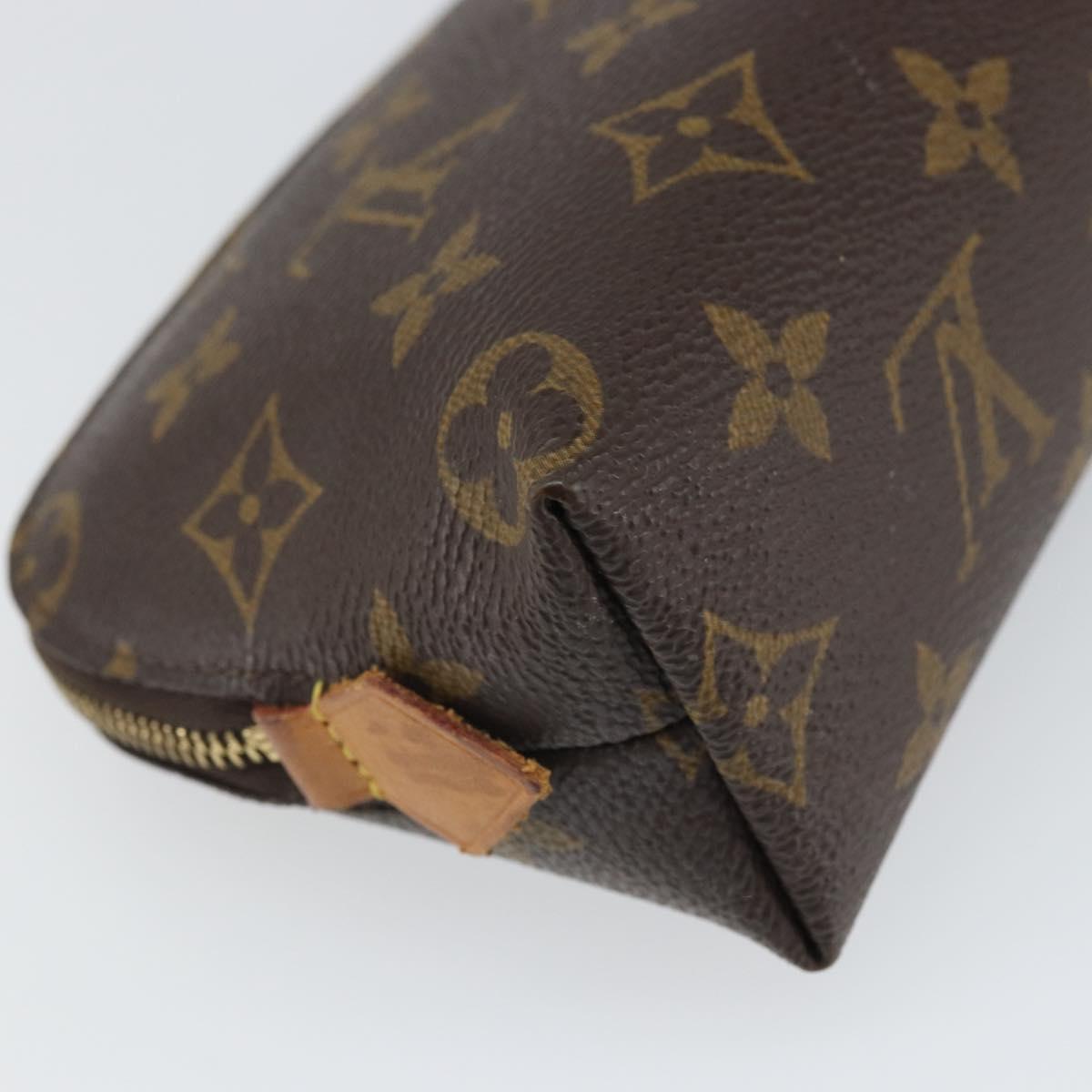 LOUIS VUITTON Monogram Pochette Cosmetic PM Pouch M43998 LV Auth BA9700