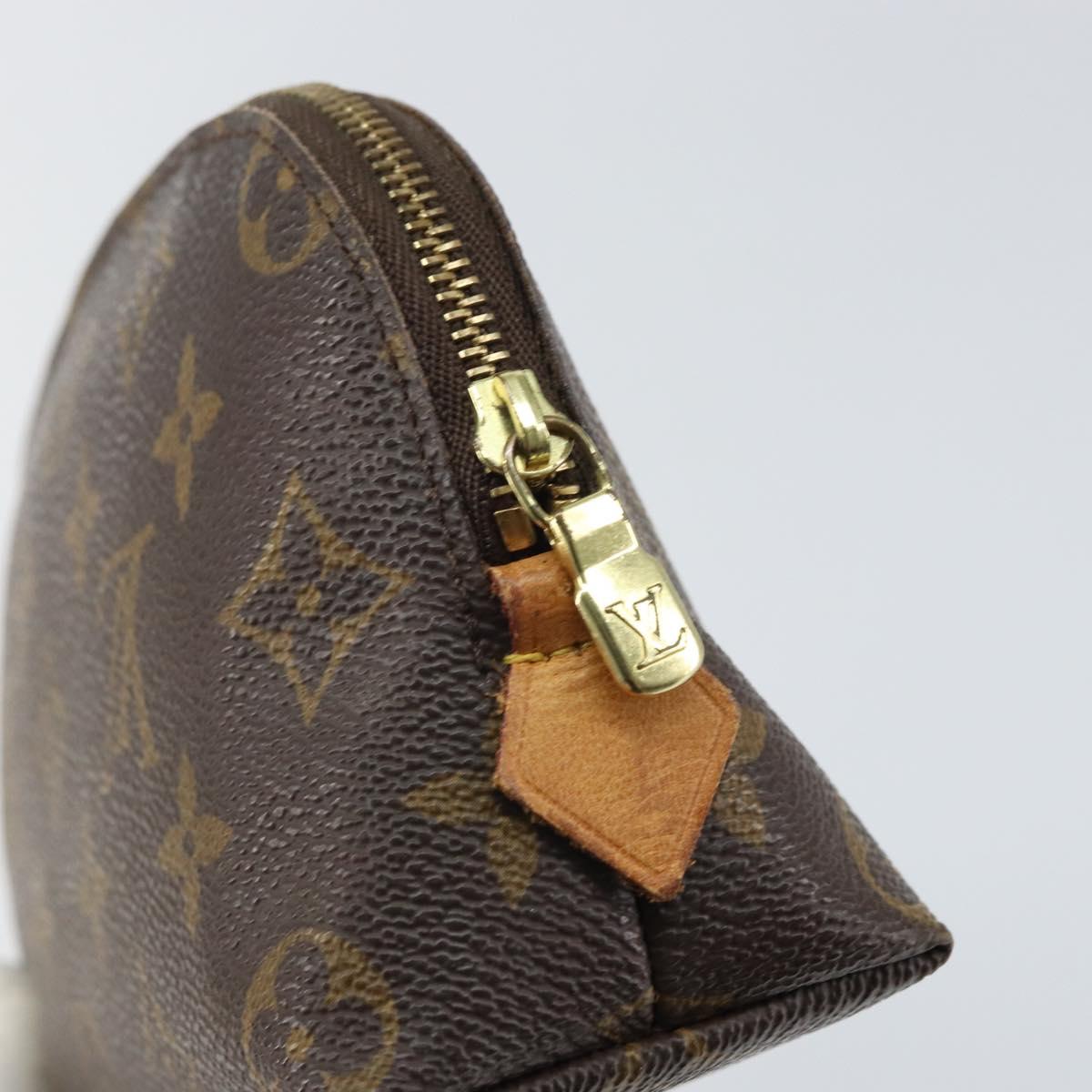 LOUIS VUITTON Monogram Pochette Cosmetic PM Pouch M43998 LV Auth BA9700