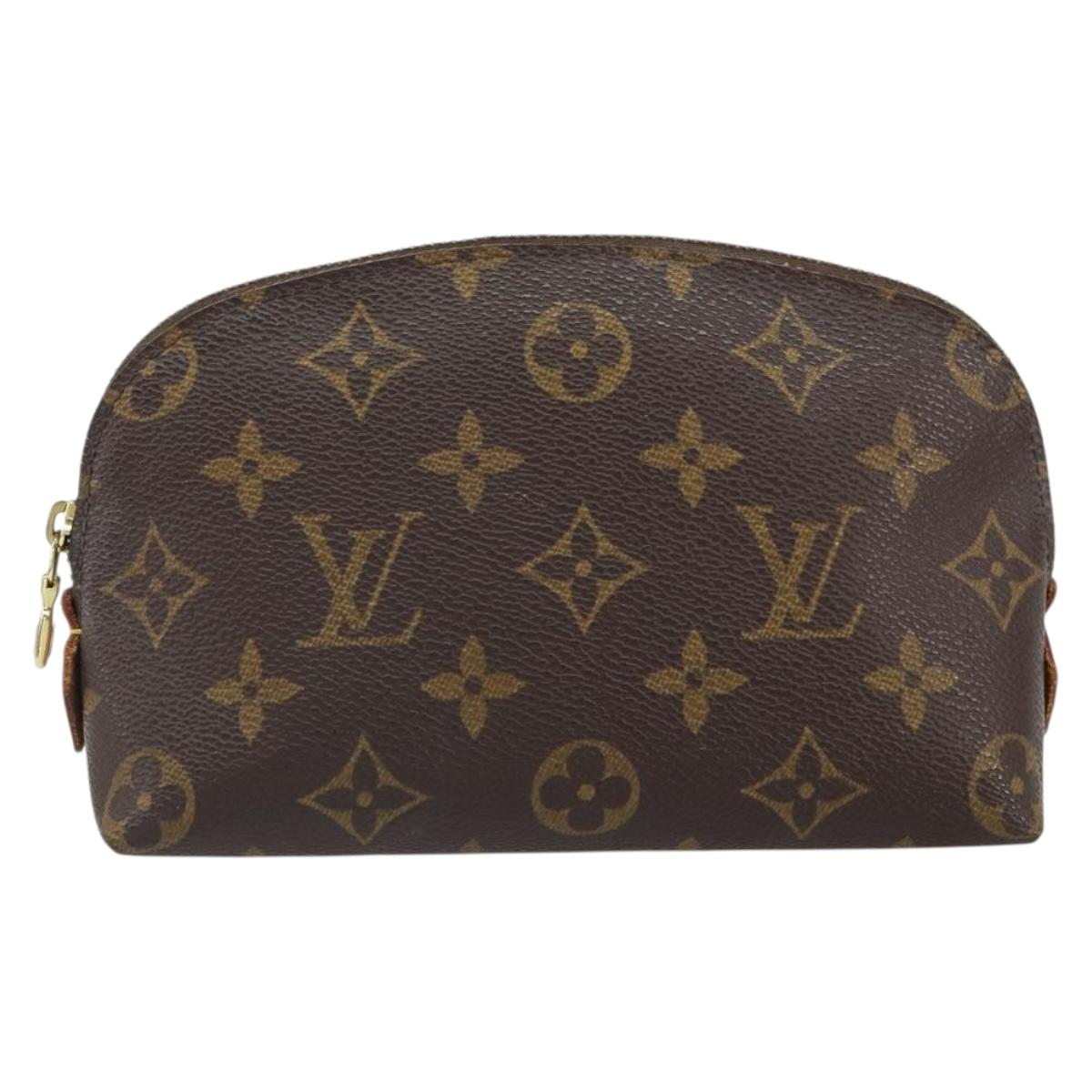 LOUIS VUITTON Monogram Pochette Cosmetic PM Pouch M43998 LV Auth BA9700
