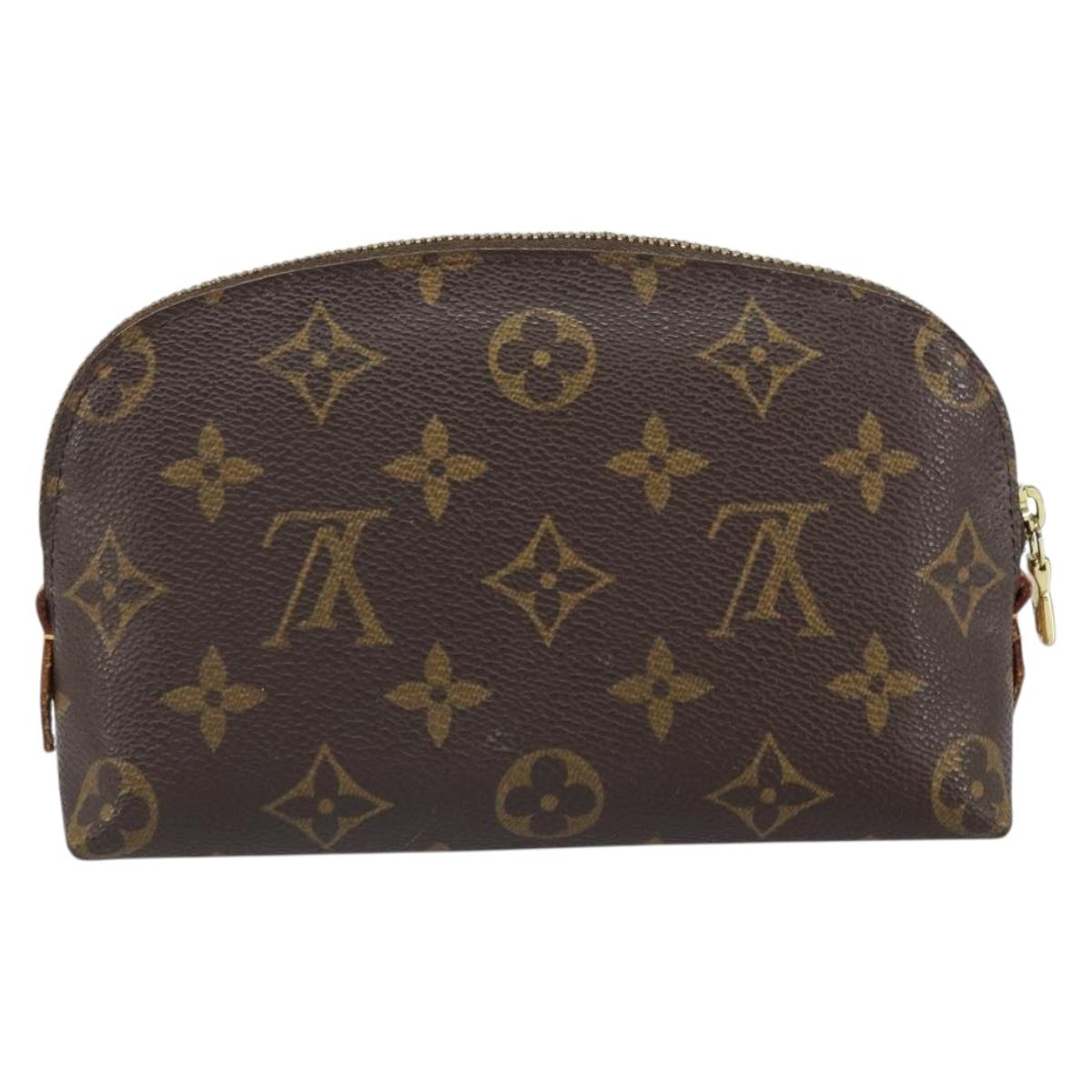 LOUIS VUITTON Monogram Pochette Cosmetic PM Pouch M43998 LV Auth BA9700