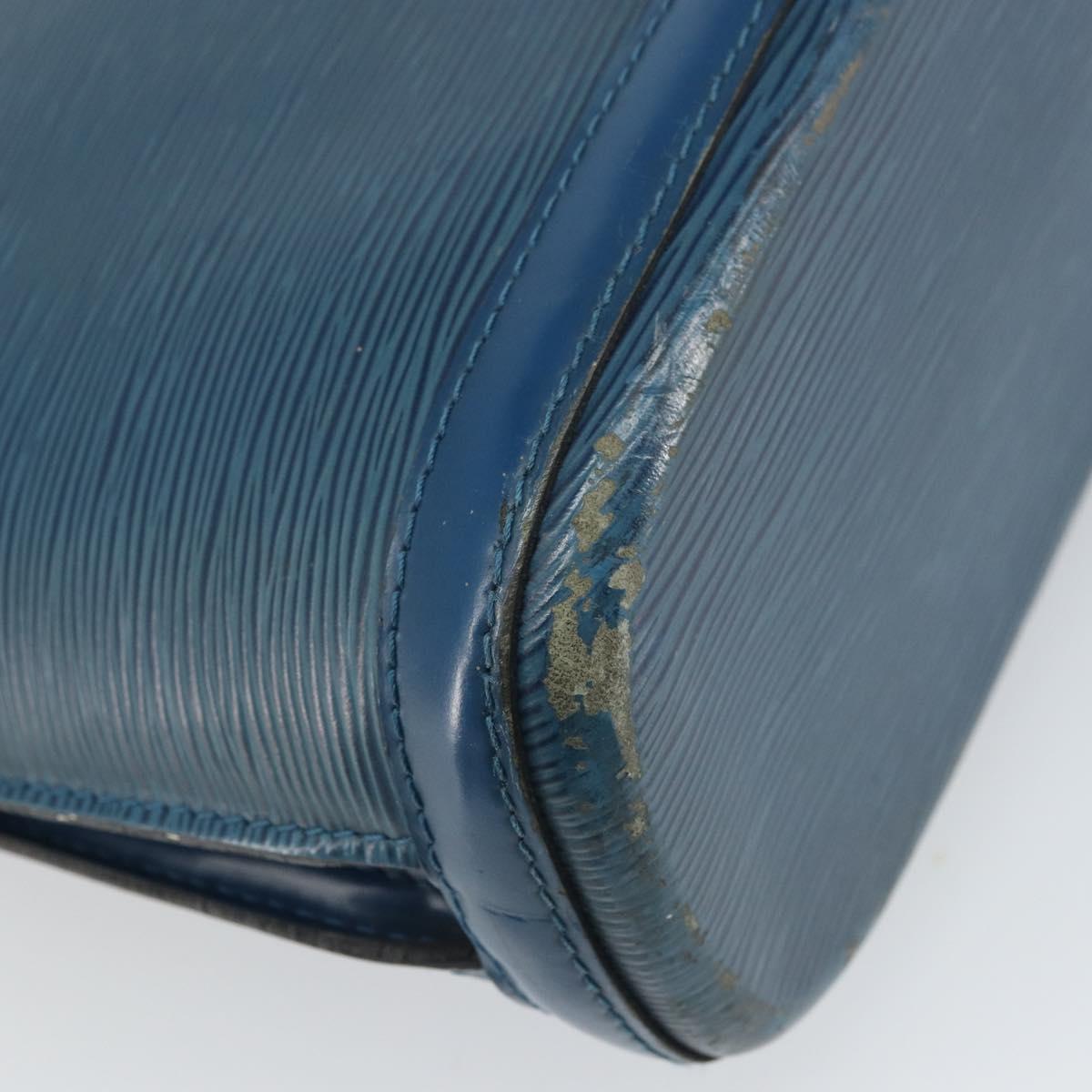 LOUIS VUITTON Epi Lussac Shoulder Bag Blue M52285 LV Auth BA9705