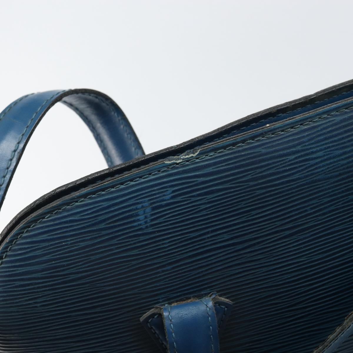 LOUIS VUITTON Epi Lussac Shoulder Bag Blue M52285 LV Auth BA9705