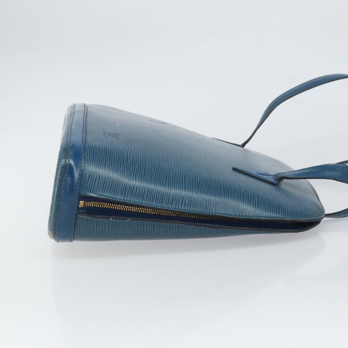 LOUIS VUITTON Epi Lussac Shoulder Bag Blue M52285 LV Auth BA9705