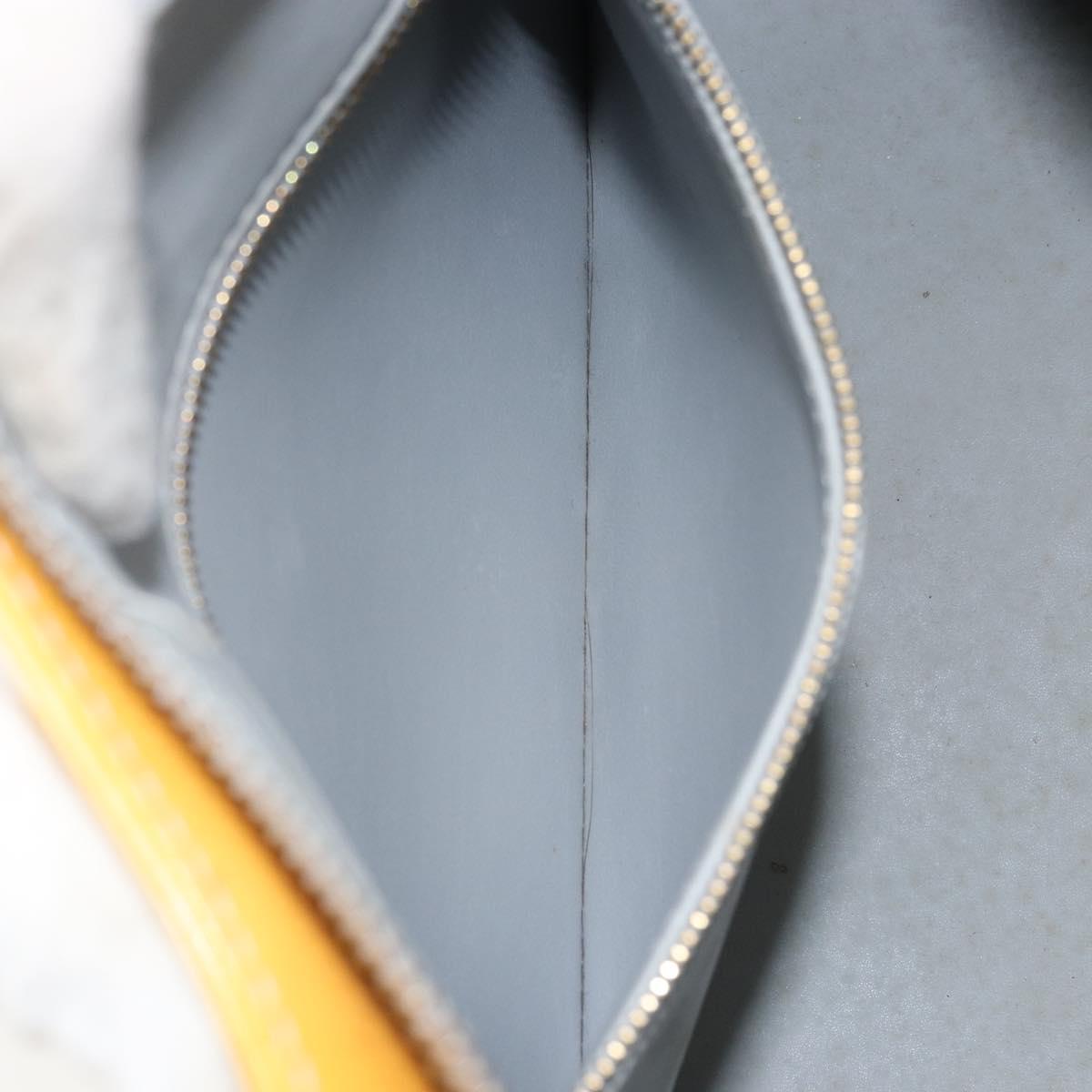 LOUIS VUITTON Monogram Vernis Houston Hand Bag Gris M91053 LV Auth BA9708