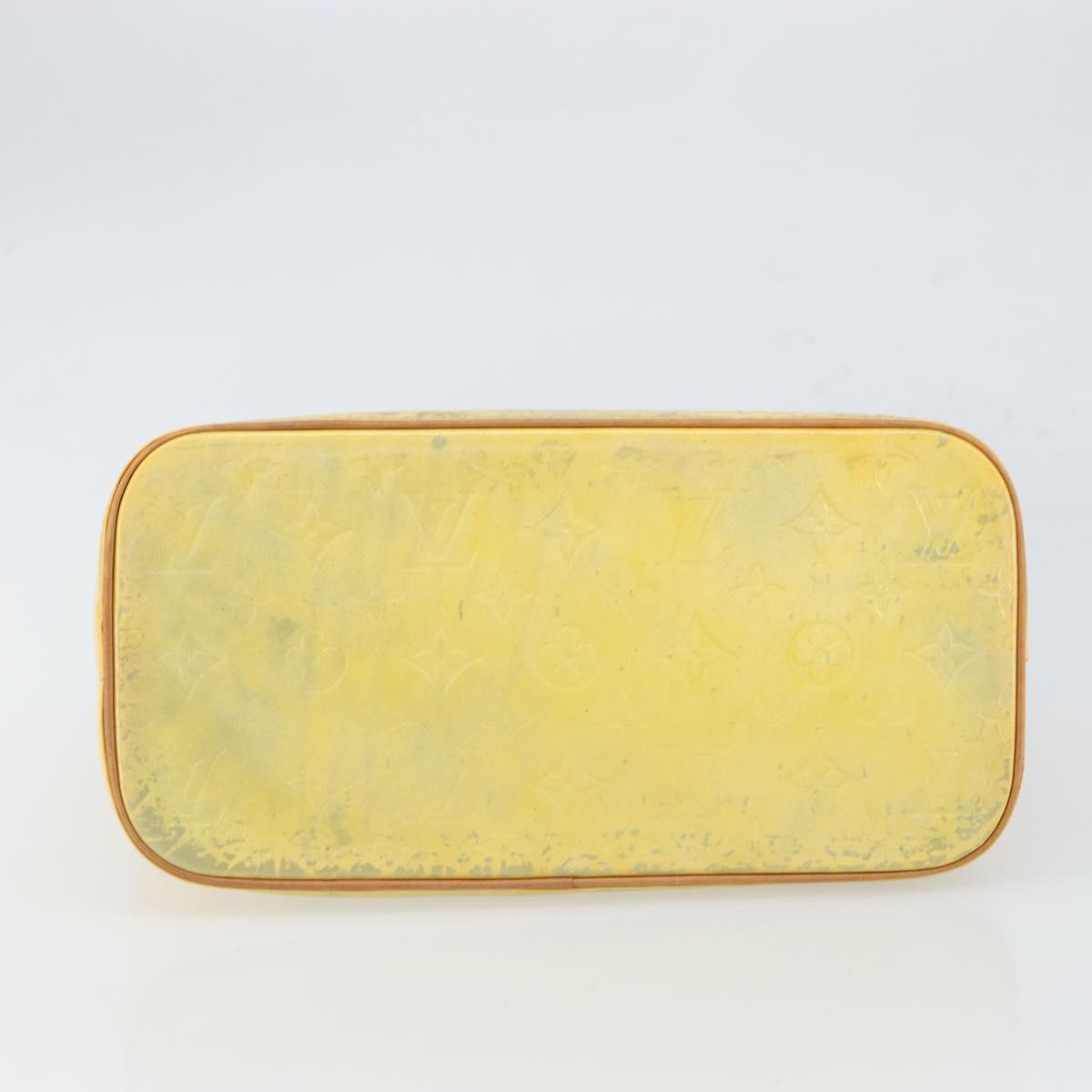 LOUIS VUITTON Monogram Vernis Houston Hand Bag Gris M91053 LV Auth BA9708