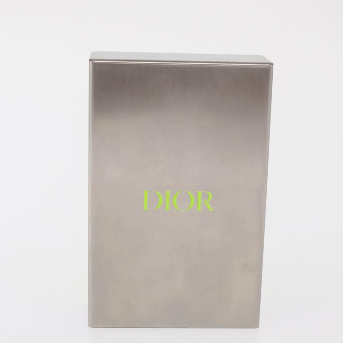 Christian Dior Playing Cards Silver Auth BA9725