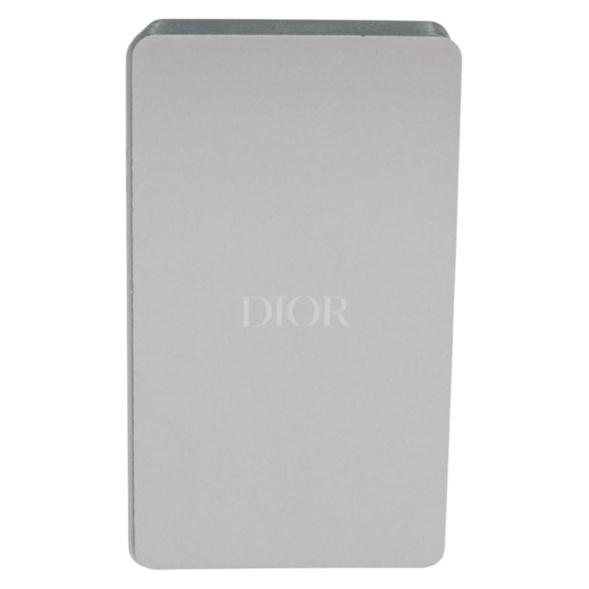Christian Dior Playing Cards Silver Auth BA9725