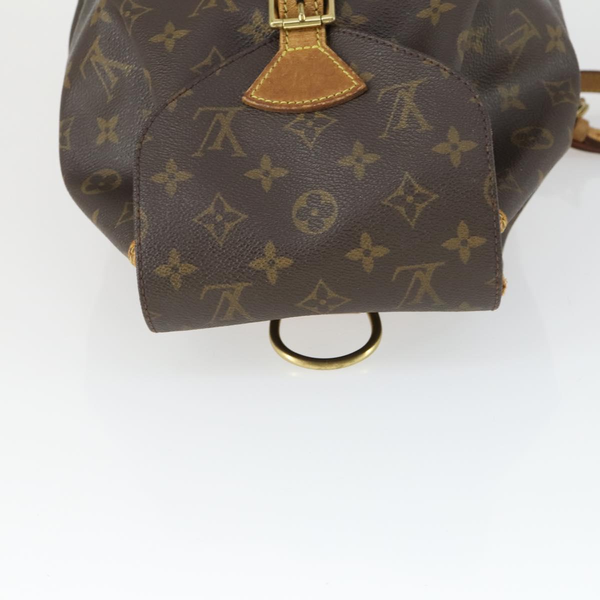 LOUIS VUITTON Monogram Montsouris MM Backpack M51136 LV Auth BA9729