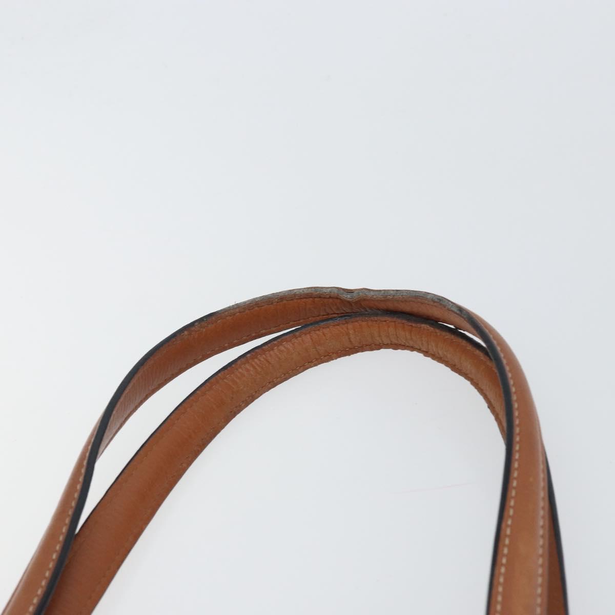 LOEWE Anagram Tote Bag Canvas Beige Auth BA9735
