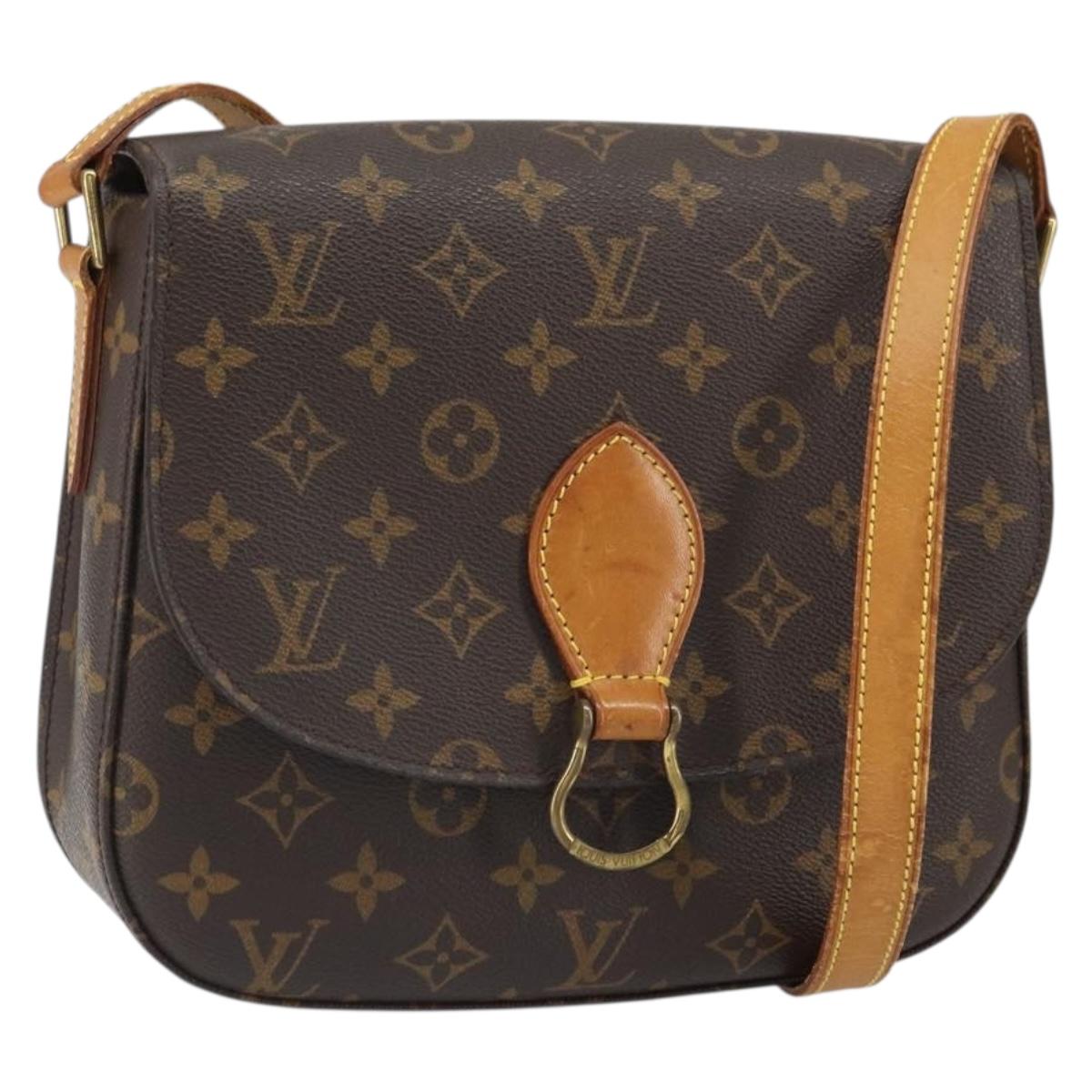 LOUIS VUITTON Monogram Saint Cloud GM Shoulder Bag M51242 LV Auth BA9744