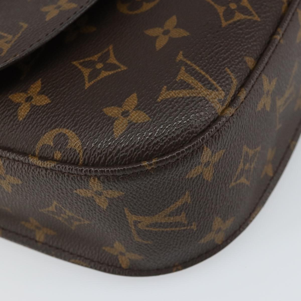 LOUIS VUITTON Monogram Saint Cloud GM Shoulder Bag M51242 LV Auth BA9744