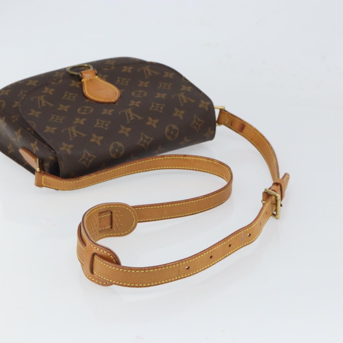 LOUIS VUITTON Monogram Saint Cloud GM Shoulder Bag M51242 LV Auth BA9744