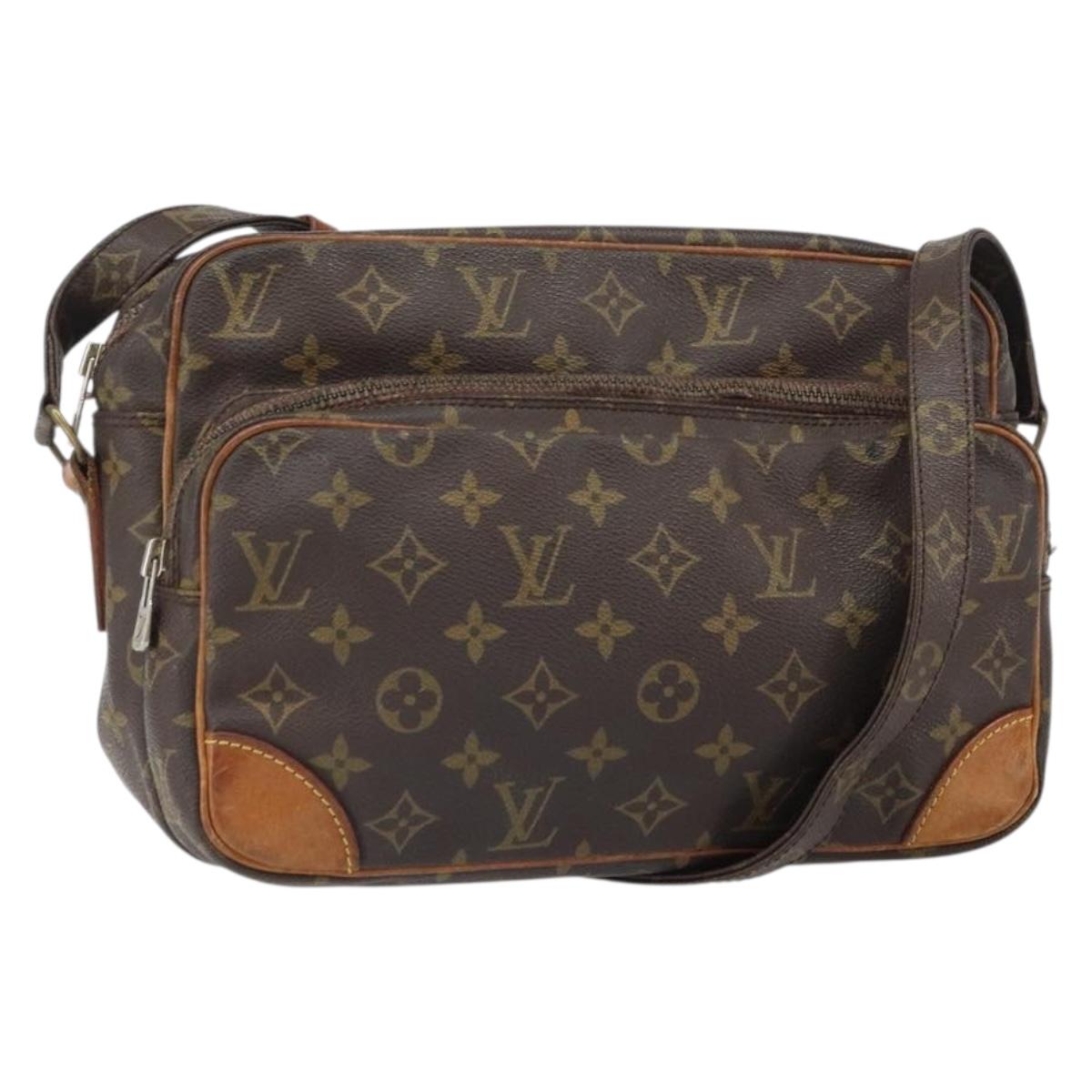 LOUIS VUITTON Monogram Nile Shoulder Bag M45244 LV Auth BA9747