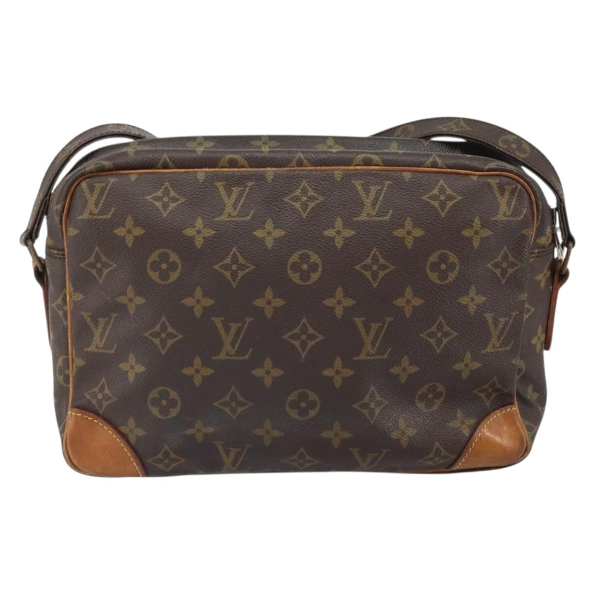 LOUIS VUITTON Monogram Nile Shoulder Bag M45244 LV Auth BA9747